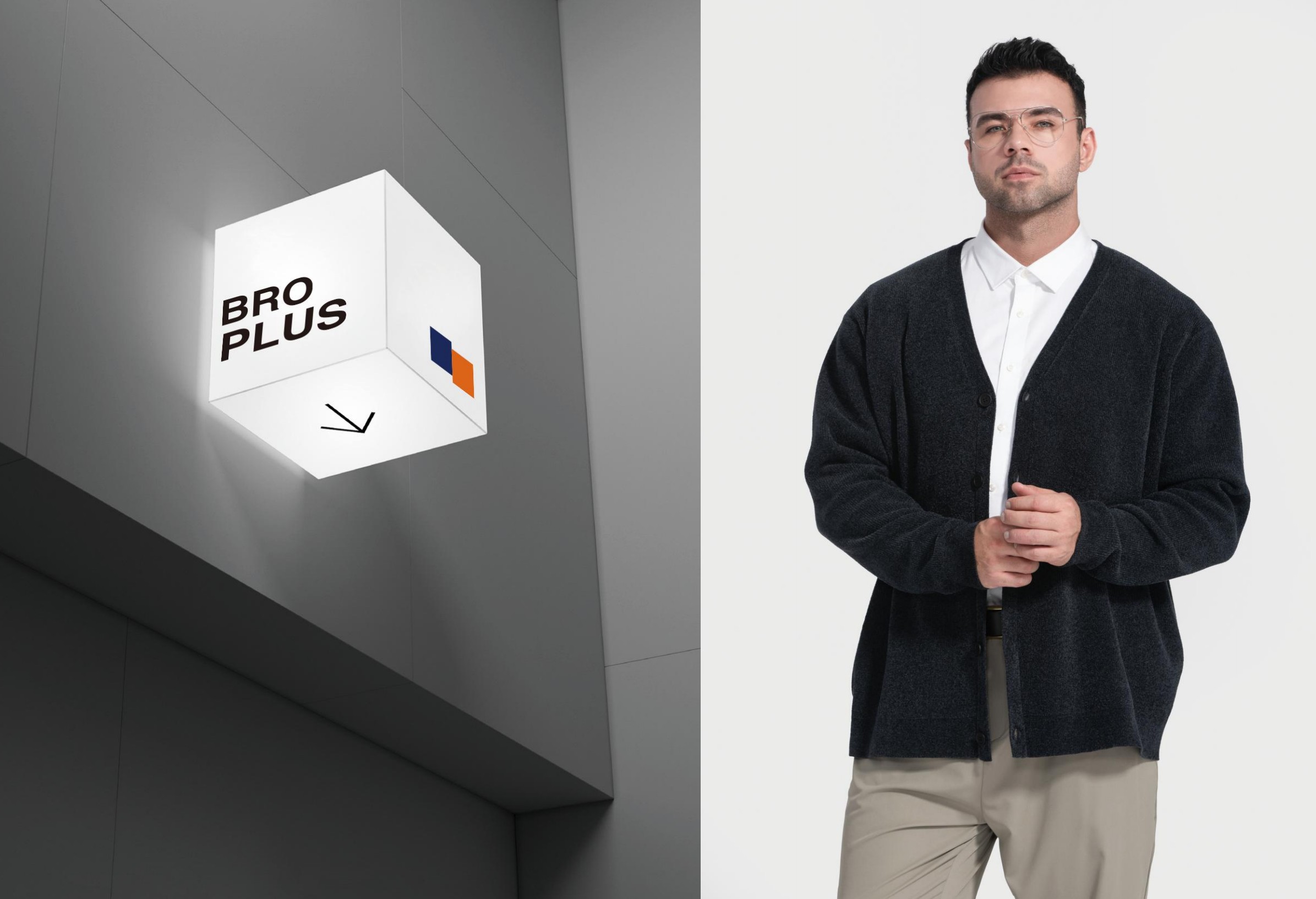 A man walking in the city